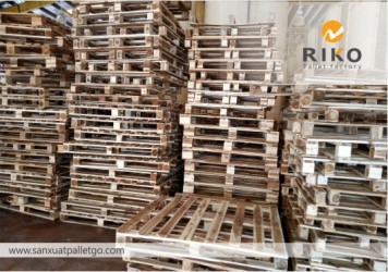 Bán Pallet Gỗ Tràm Cũ Thanh Lý Cao Cấp Xuất Khẩu 4 Hướng Nâng